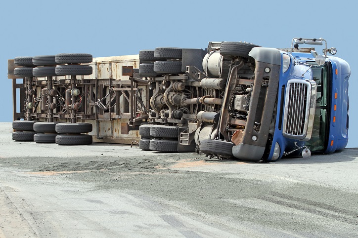 Truck Rollover Accident