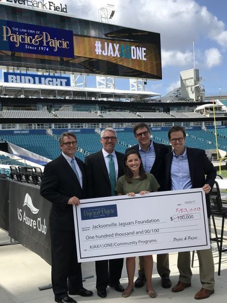 Jacksonville Jaguars Foundation donation