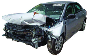 Car that injured child